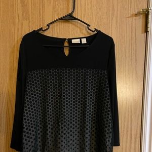 Chicos top size 1 dots